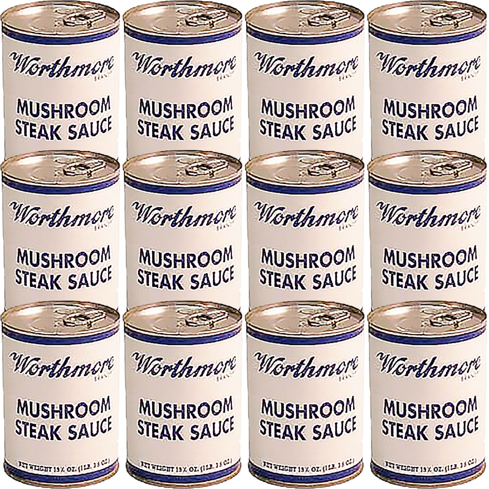 Worthmore Mushroom Steak Sauce 19.5oz Can 12pk