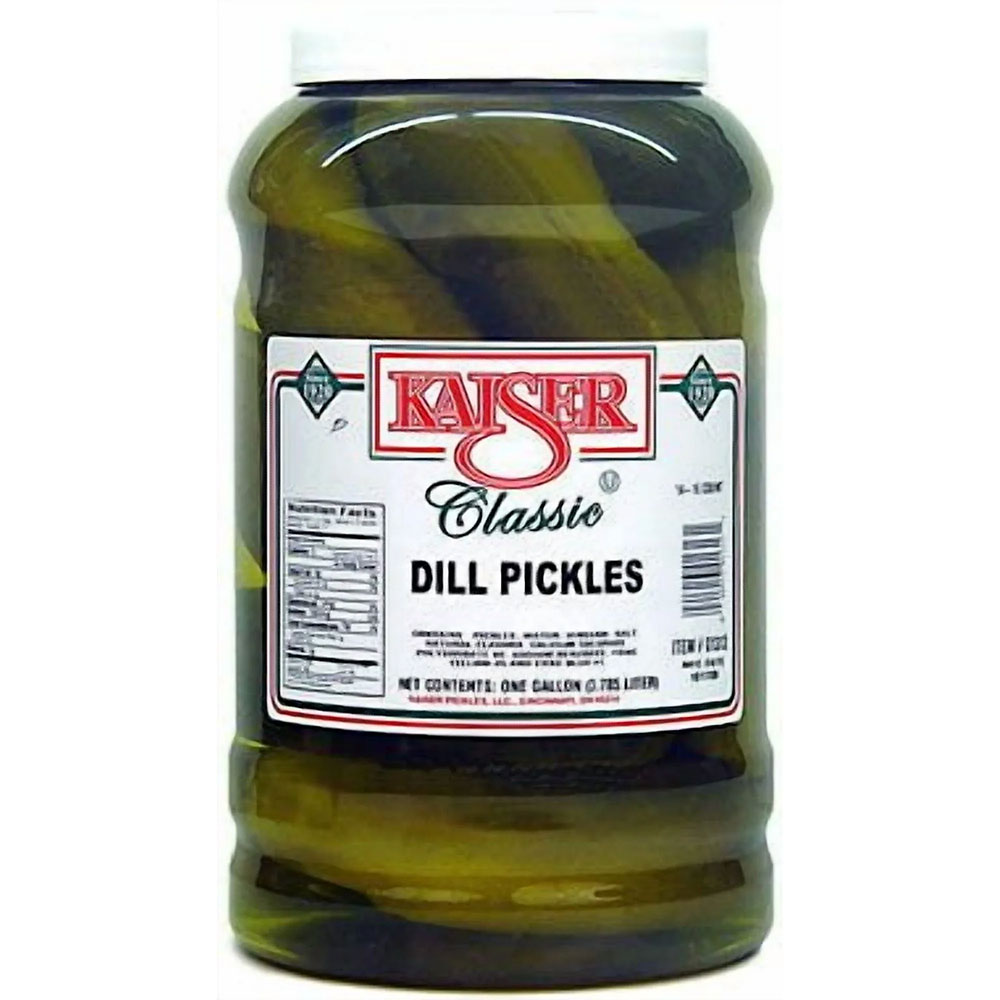 Kaiser Dill Pickles 14 to 16 Count Gallon Jar