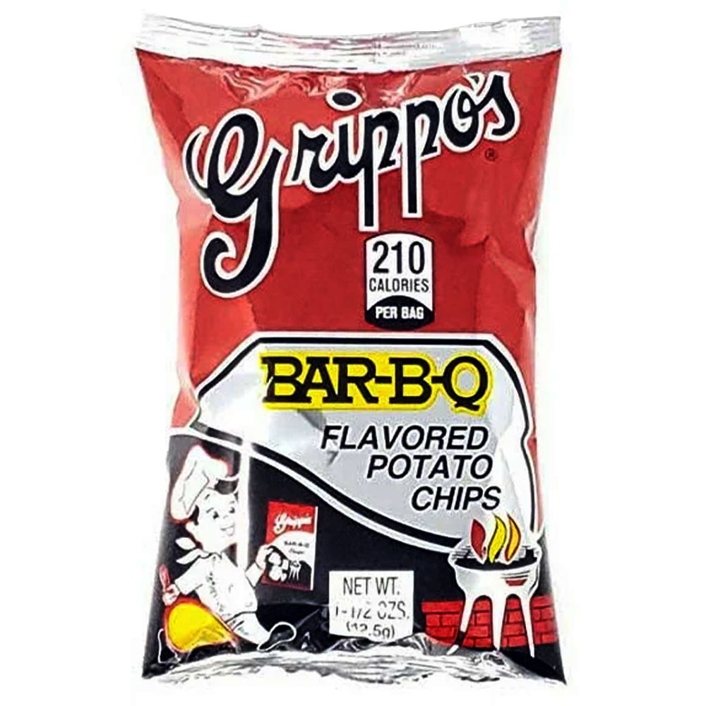 Grippo's BBQ Potato Chips 1.5oz Bags 48ct