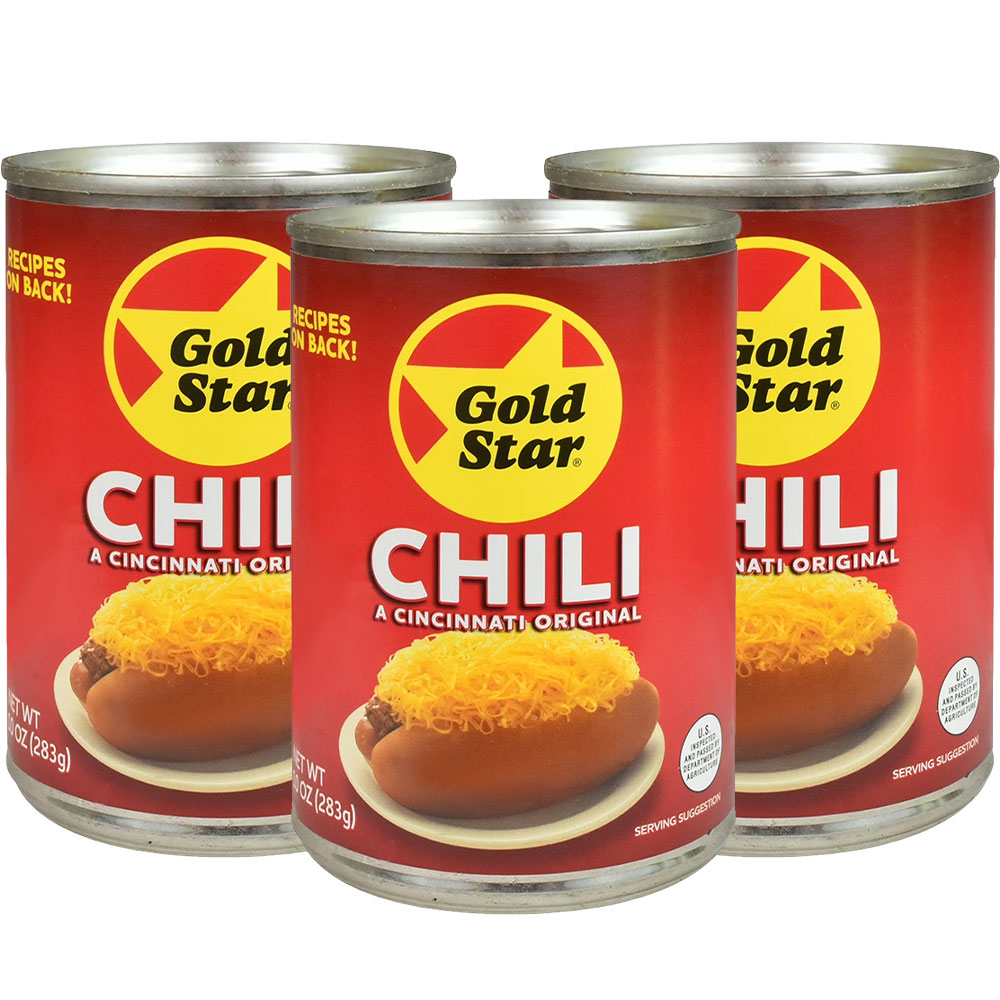 Gold Star Chili 10oz Can 3pk