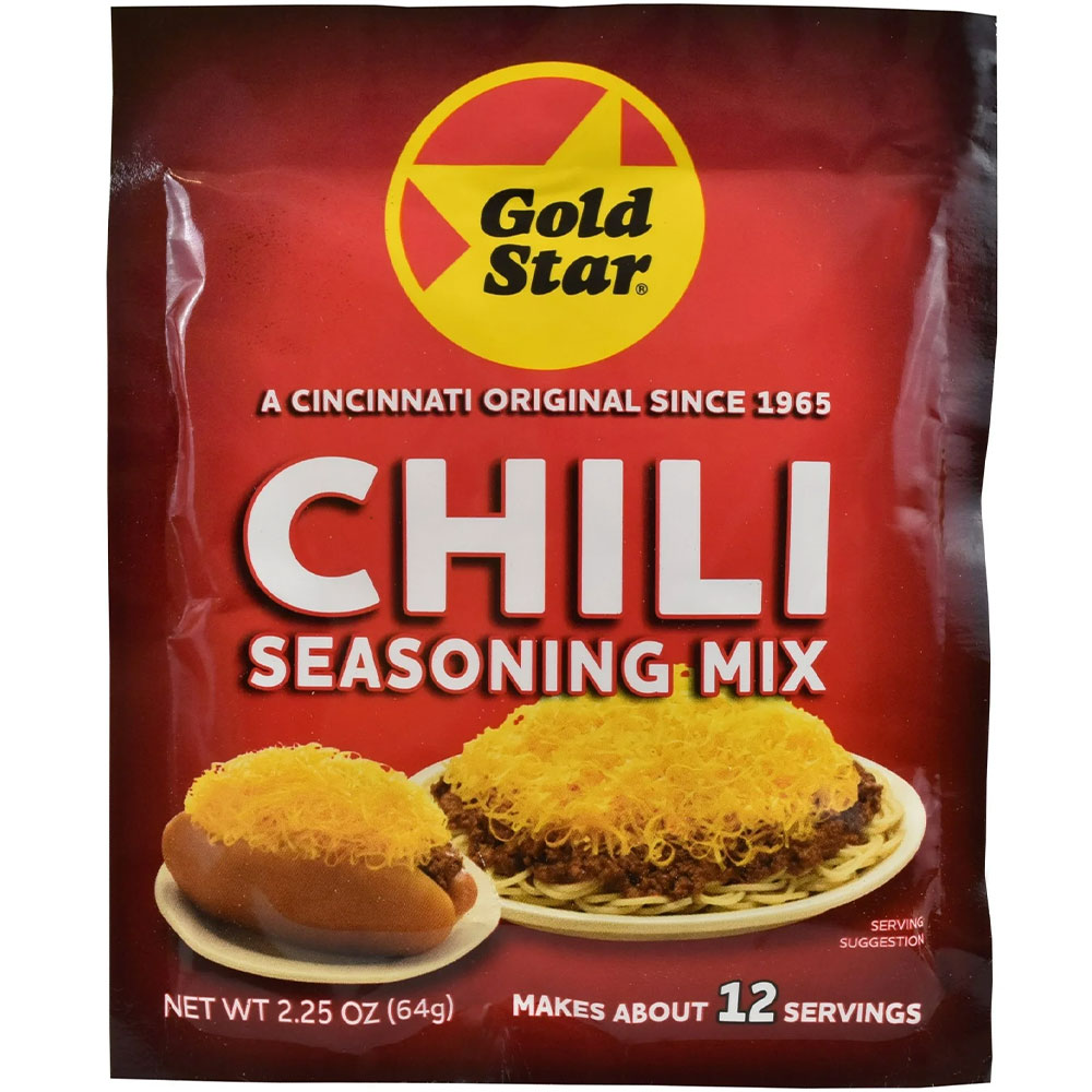 Gold Star Chili Seasoning Mix 2.25oz Packet