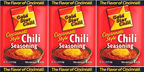 Gold Star Chili Chili Seasoning 2.25oz 3pk 