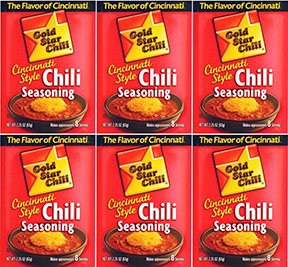 Gold Star Chili Chili Seasoning 6pk 