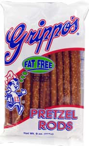 Grippos Pretzel Rods 9oz 18ct 