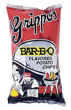 Grippos BBQ 4.5oz Bags 18pk 