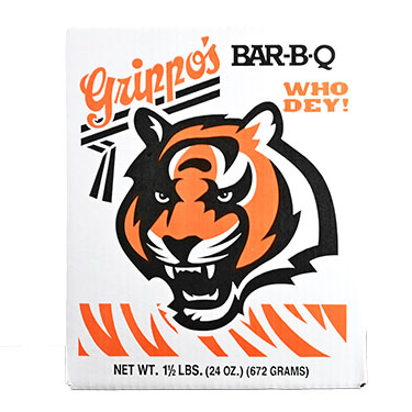 Grippos BBQ Potato Chips Limited Edition Bengals Box 1.5lb 