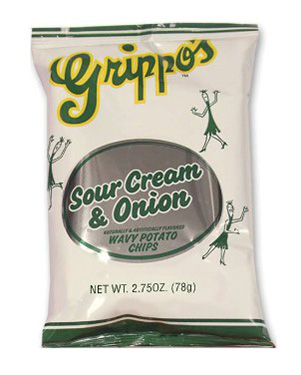 Grippos Sour Cream and Onion 2.75oz 24ct 