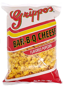 Grippos BBQ Cheese Popcorn 7oz 12ct 