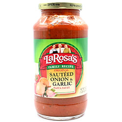 Larosas Sauteed Onion and Garlic Pasta Sauce 24oz Jar 