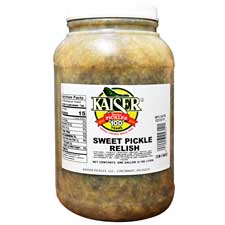 Kaiser Sweet Pickle Relish Gallon Jar