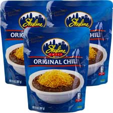 Skyline Original Chili 14oz Microwaveable Pouch 3pk