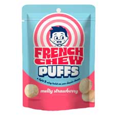 French Chew Puffs Strawberry 1.5oz Bag
