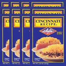 Cincinnati Recipe Chili Mix 2.25oz 12pk