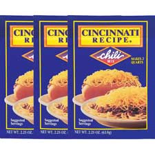 Cincinnati Recipe Chili Mix 2.25oz 3pk