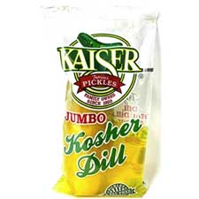 Kaiser Jumbo Kosher Dill Pickle Pouches 12ct