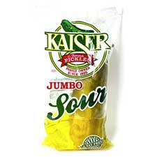 Kaiser Jumbo Sour Dill Pickle Pouches 12ct
