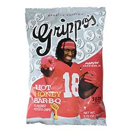 Grippos Hot Honey BBQ 2.75oz Bags 36ct 