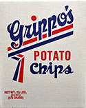 Grippos Plain Potato Chips 1.5lb 