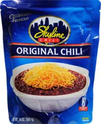 Skyline Original Chili Microwavable Pouch 14 oz 