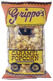 Grippos Caramel Popcorn 7oz Bags 12pk 
