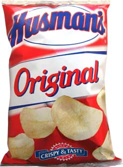 Husman's Plain Potato Chips 1oz Bags 42pk 