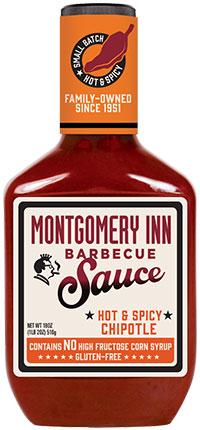 Montgomery Inn Chipotle Barbecue Sauce 18oz 6pk 