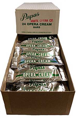 Papas Opera Cream Bars White Chocolate 24ct Box 