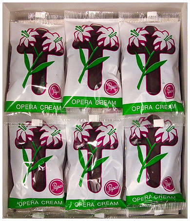 Papas Dark Chocolate Opera Cream Crosses 24CT Box 