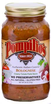 Pompilios Bolognese Pasta Sauce 