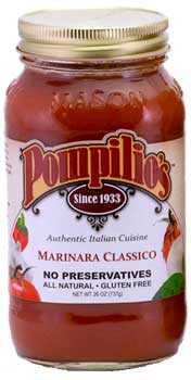 Pompilios Marinara Classico Pasta Sauce 