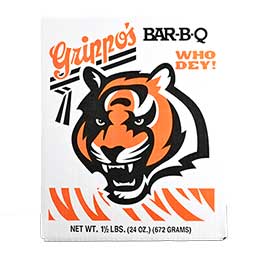 Grippos BBQ Potato Chips Limited Edition Bengals Box 1.5lb 