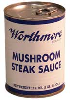 Worthmore Mushroom Steak Sauce 19.5 Oz 12pk 